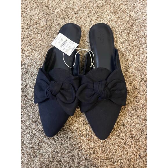 Retail $110 BRAND NEW J Crew navy mules size 10 - Picture 1 of 3